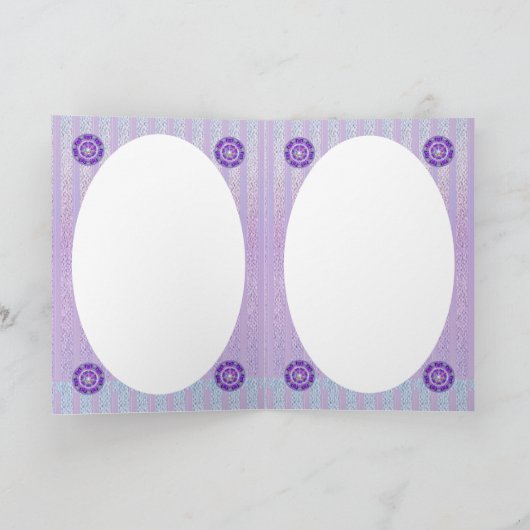 Paarse W2-blanco kaart (Binnen)