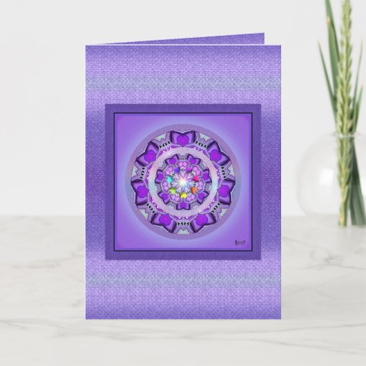 Paarse W2-blanco kaart (Voorkant)