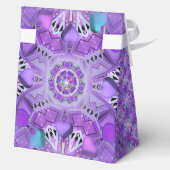 Paarse W2-gunstboxen Bedankdoosjes (Achterkant)