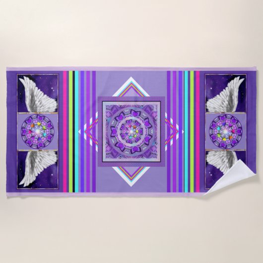 Paarse W2 Strandlaken (Voorkant)