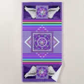 Paarse W2 Strandlaken (Voorkant)