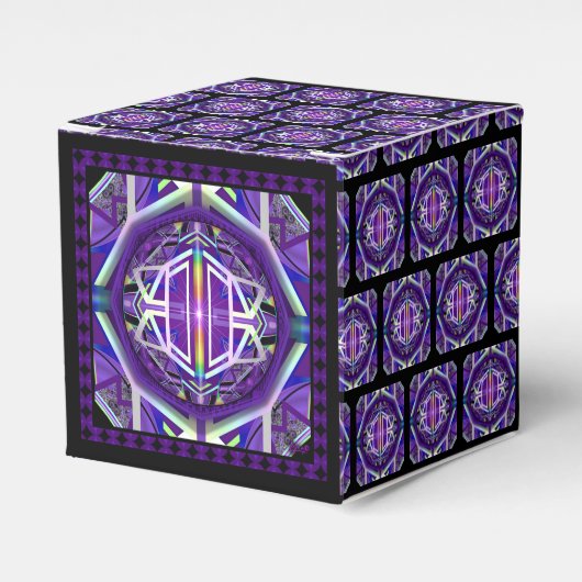 Paarse W3 Bedankdoosjes (Voorkant Zijde)