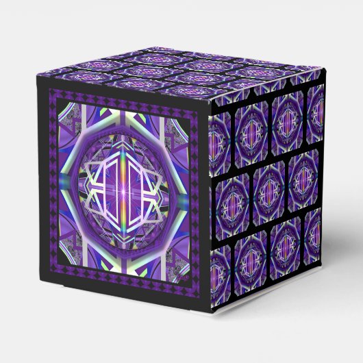 Paarse W3 Bedankdoosjes (Achterkant)