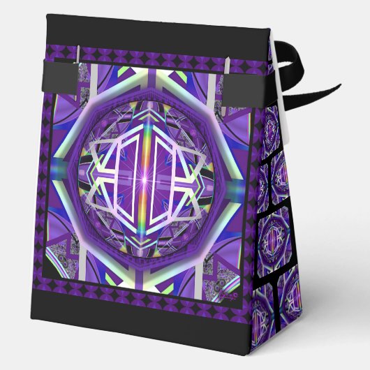 Paarse W3 Bedankdoosjes (Achterkant)