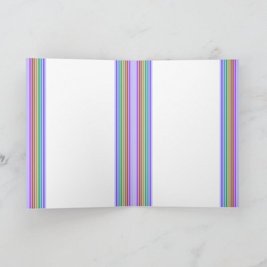 Paarse W3-blanco kaart (Binnen)