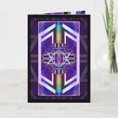 Paarse W3-blanco kaart (Voorkant)