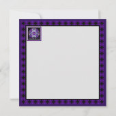 Paarse W3-blanco kaart (Achterkant)