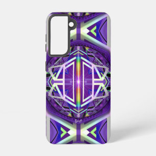 paarse W3 Samsung Galaxy Hoesje
