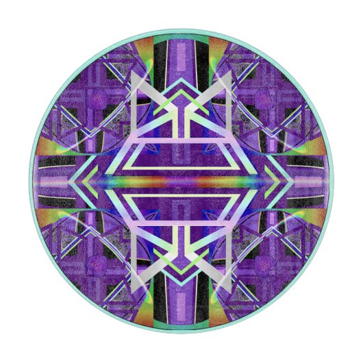 Paarse W3 Uitsnijding Snijplank (Voorkant)