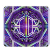 Paarse W3 Uitsnijding Snijplank (Voorkant)