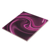 Paarse waanzin tegeltje (Zijkant)