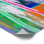 Paarse waas 24 x 36 Poster (Hoek)