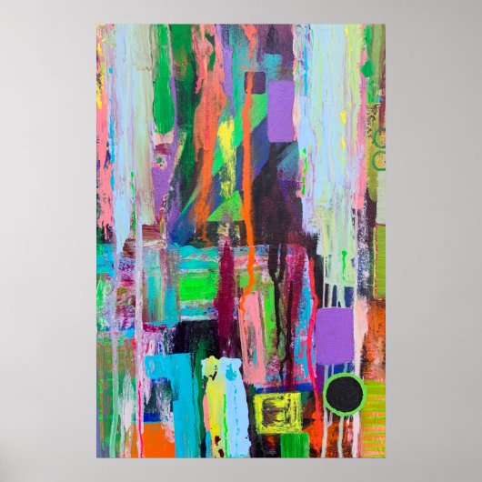 Paarse waas 24 x 36 Poster (Voorkant)