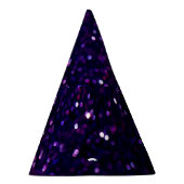 Paarse waas: Glitter Lights Achtergrond Feesthoedjes (Rechts)