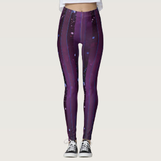 Paarse waas: kosmische droom Leggings