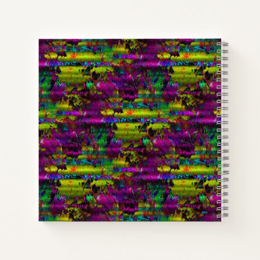 Paarse waas..... notitieboek (Achterkant)