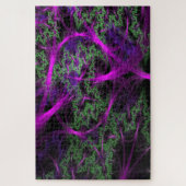 paarse waas puzzel legpuzzel (Verticaal)