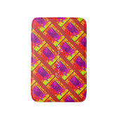 paarse walvissen geel Thunder_Cove Badmat (Voorkant Verticaal)