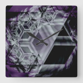 Paarse wandklok (Voorkant)