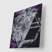 Paarse wandklok (Hoek)