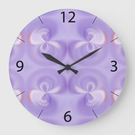 Paarse wandklok (Voorkant)