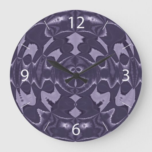 Paarse wandklok (Voorkant)