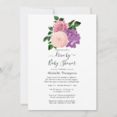 Paarse wasmachine met pink en lavender met douwer kaart (Voorkant)