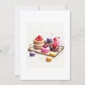 Paarse watercolor kaart (Voorkant)