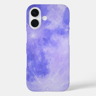 Paarse Watercolor Maan Hoesje