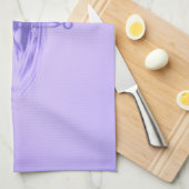 Paarse waterdruppelreflectie zonder zeeliefde theedoek (Quarter Fold)