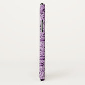 Paarse waterdruppels Case-Mate iPhone case (Achterkant / rechts)