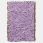 Paarse waterdruppels deken (Voorkant Verticaal)