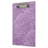 Paarse waterdruppels klembord (Links)