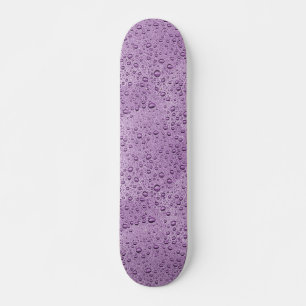 Paarse waterdruppels persoonlijk skateboard