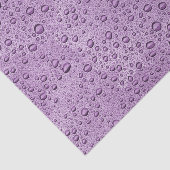 Paarse waterdruppels tissuepapier (Detail)