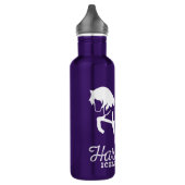 Paarse waterfles (Links)