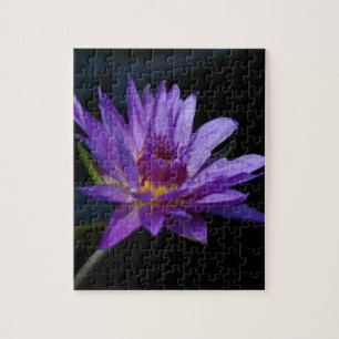 Paarse waterlily Lotus Legpuzzel