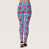 Paarse watermeloen leggings (Achterkant)
