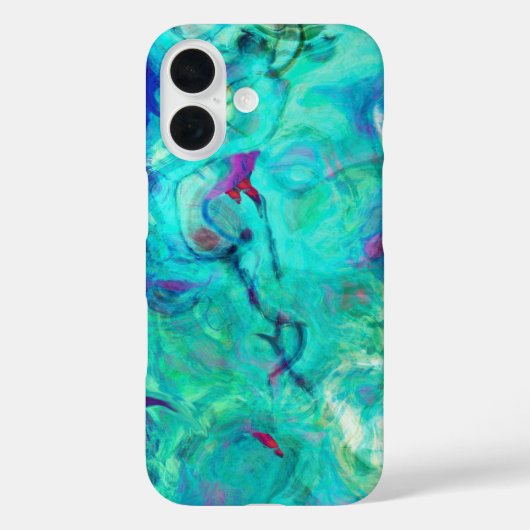 Paarse waterspliet Case-Mate iPhone case (Achterkant)