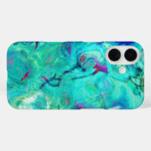 Paarse waterspliet Case-Mate iPhone case (Achterkant (horizontaal))
