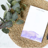 Paarse Waterverf - Aangepaste naam Post-it® Notes