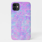 Paarse waterverf abstract Case-Mate iPhone case (Achterkant)