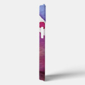 Paarse Waterverf Achtergrond Case-Mate iPhone Case (Achterkant / Rechts)