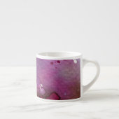 Paarse Waterverf Achtergrond Espresso Kop (Rechts)