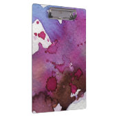 Paarse Waterverf Achtergrond Klembord (Rechts)