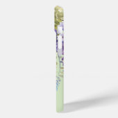 Paarse waterverf bloemenwisteria lila botanisch Case-Mate iPhone case (Achterkant / Links)