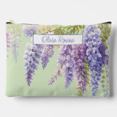 Paarse waterverf bloemenwisteria lila botanisch etui (Voorkant)