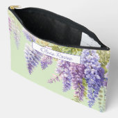 Paarse waterverf bloemenwisteria lila botanisch etui (Open)