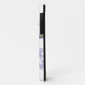 Paarse waterverf bloemstuk gepersonaliseerd Case-Mate iPhone case (Achterkant/links)