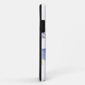 Paarse waterverf bloemstuk gepersonaliseerd Case-Mate iPhone case (Achterkant/rechts)